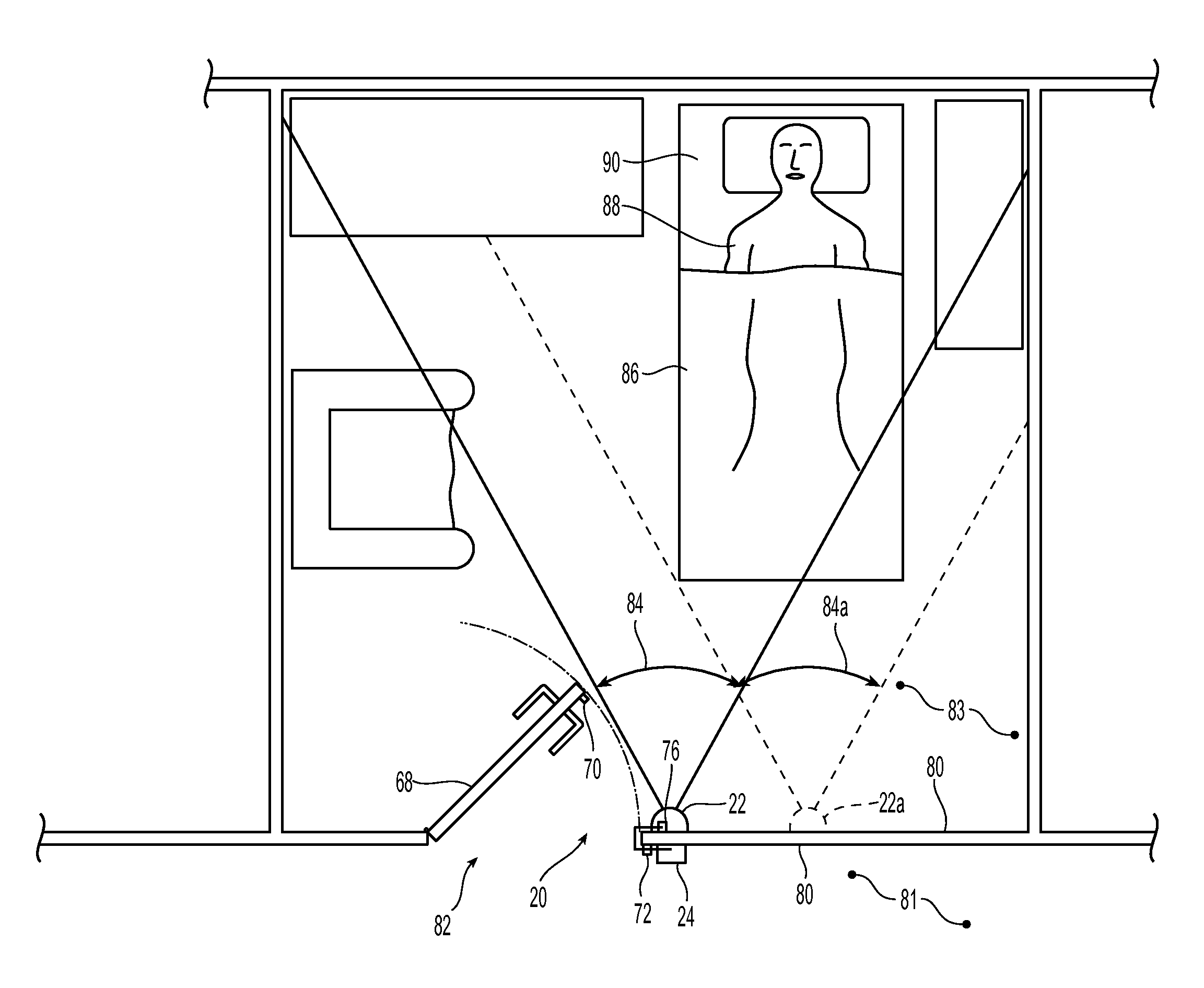 Patient monitoring system for bathroom