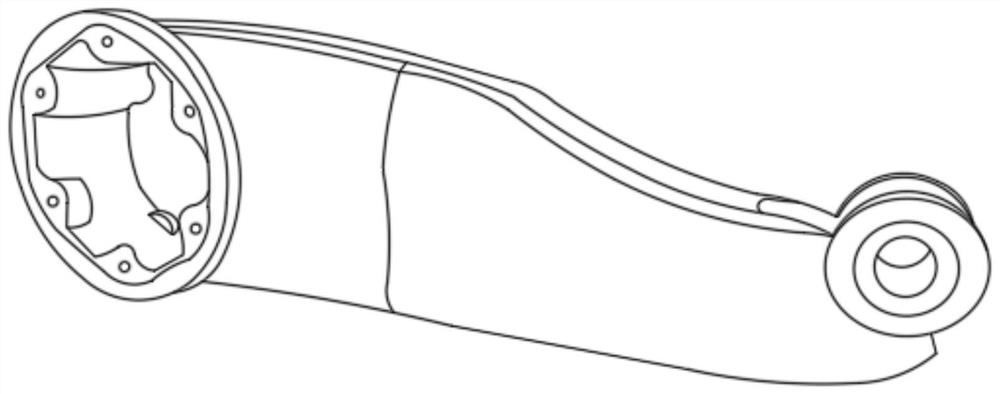 Continuous carbon fiber FDM 3D printing method for thighs of quadruped robot