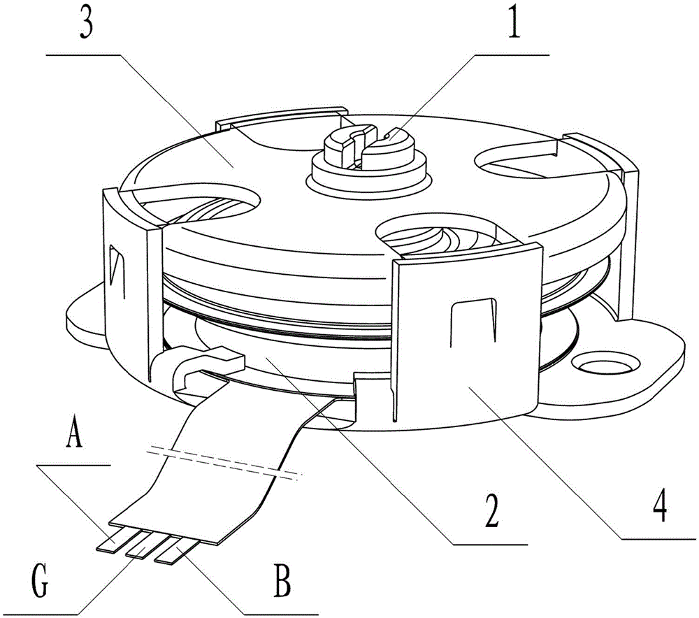 Tyre burst detection method and tyre burst sensor