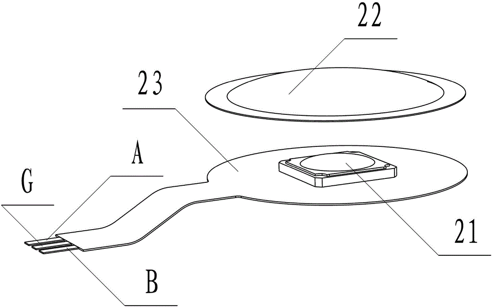 Tyre burst detection method and tyre burst sensor