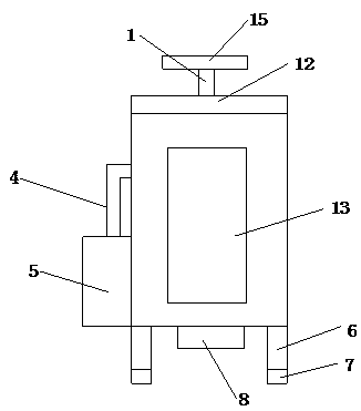 Automotive chassis part surface treatment efficient drying device