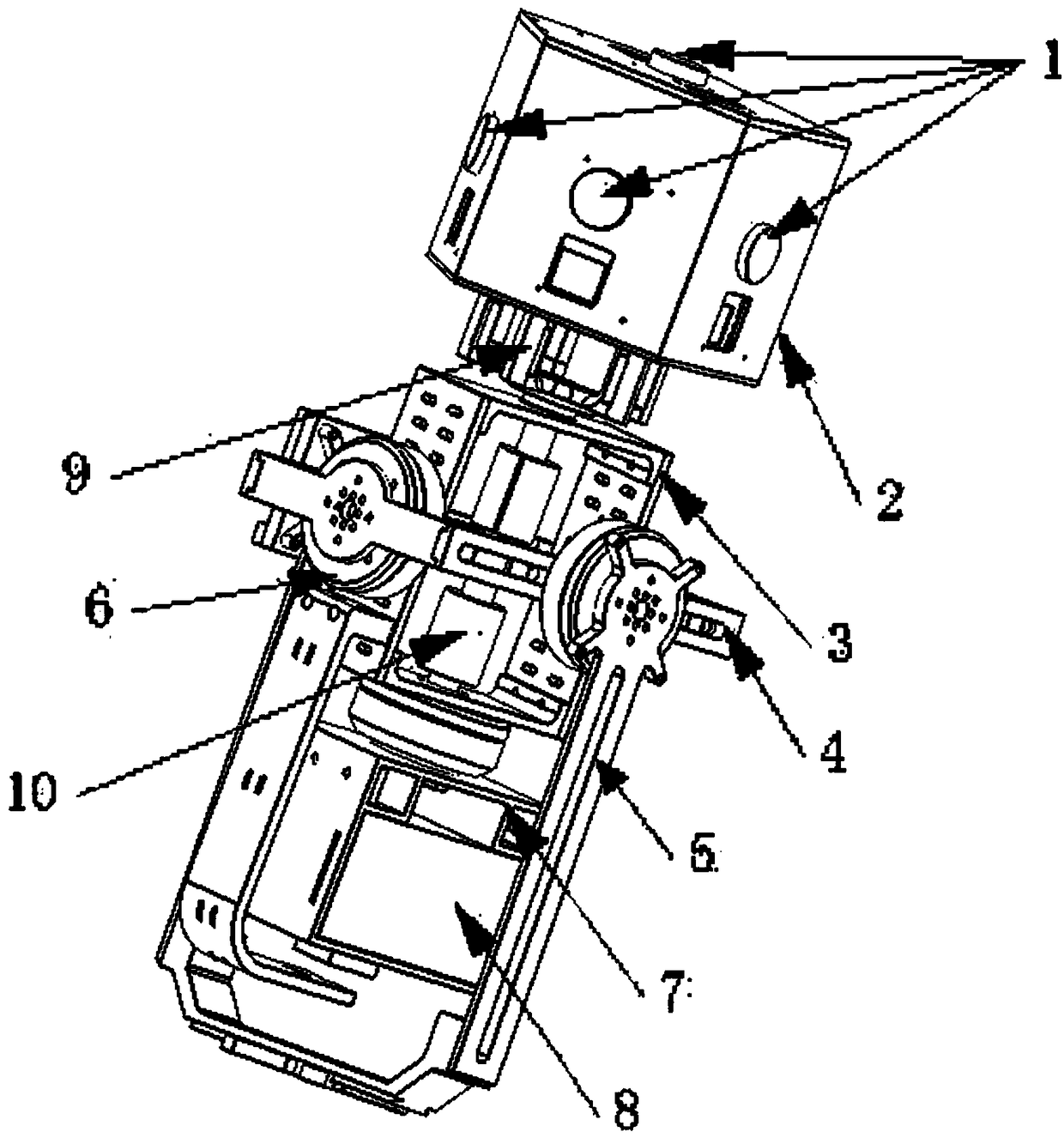 Three-axis camera