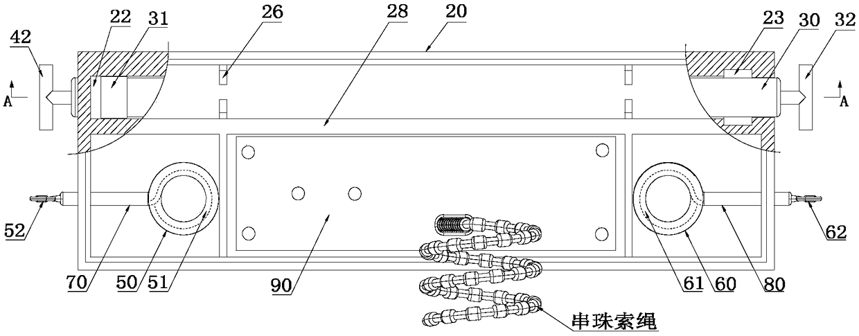 Safe fixing mechanism of building fire escape forced landing device