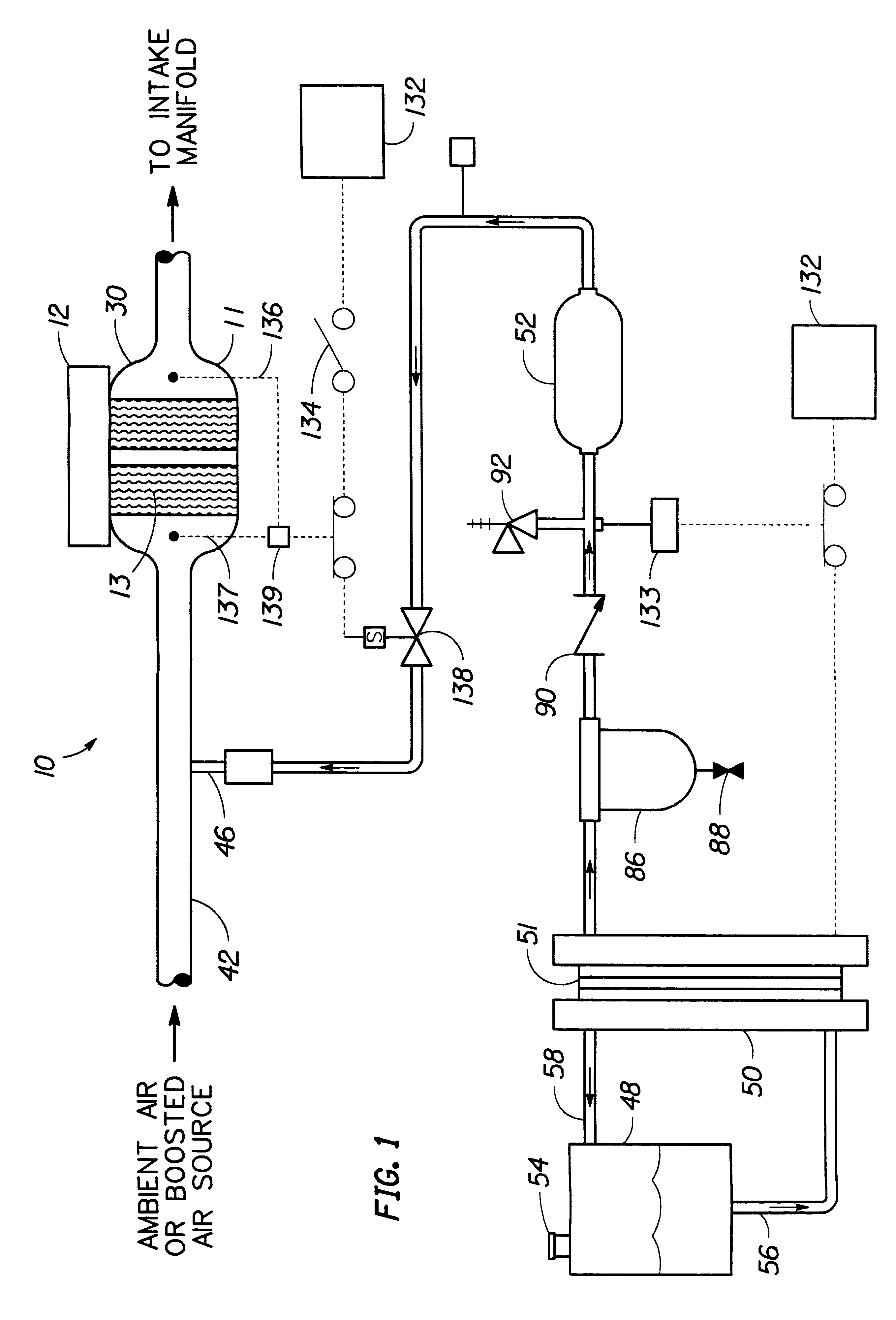 Method and apparatus for warming intake air to an internal combustion engine