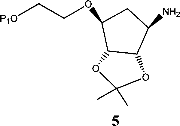 Novel intermediate of ticagrelor and method for preparing ticagrelor