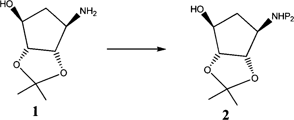 Novel intermediate of ticagrelor and method for preparing ticagrelor