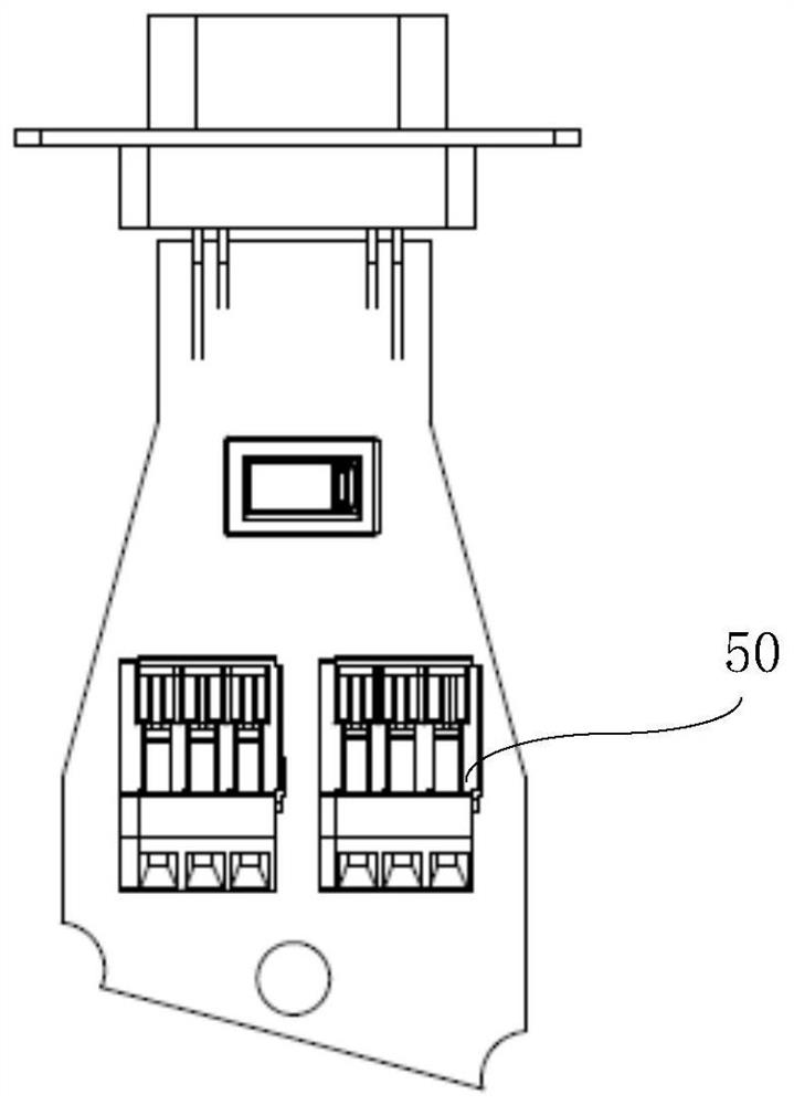 A db9 type bus connector