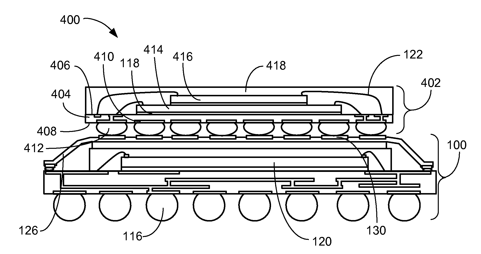 Integrated circuit package stacking system