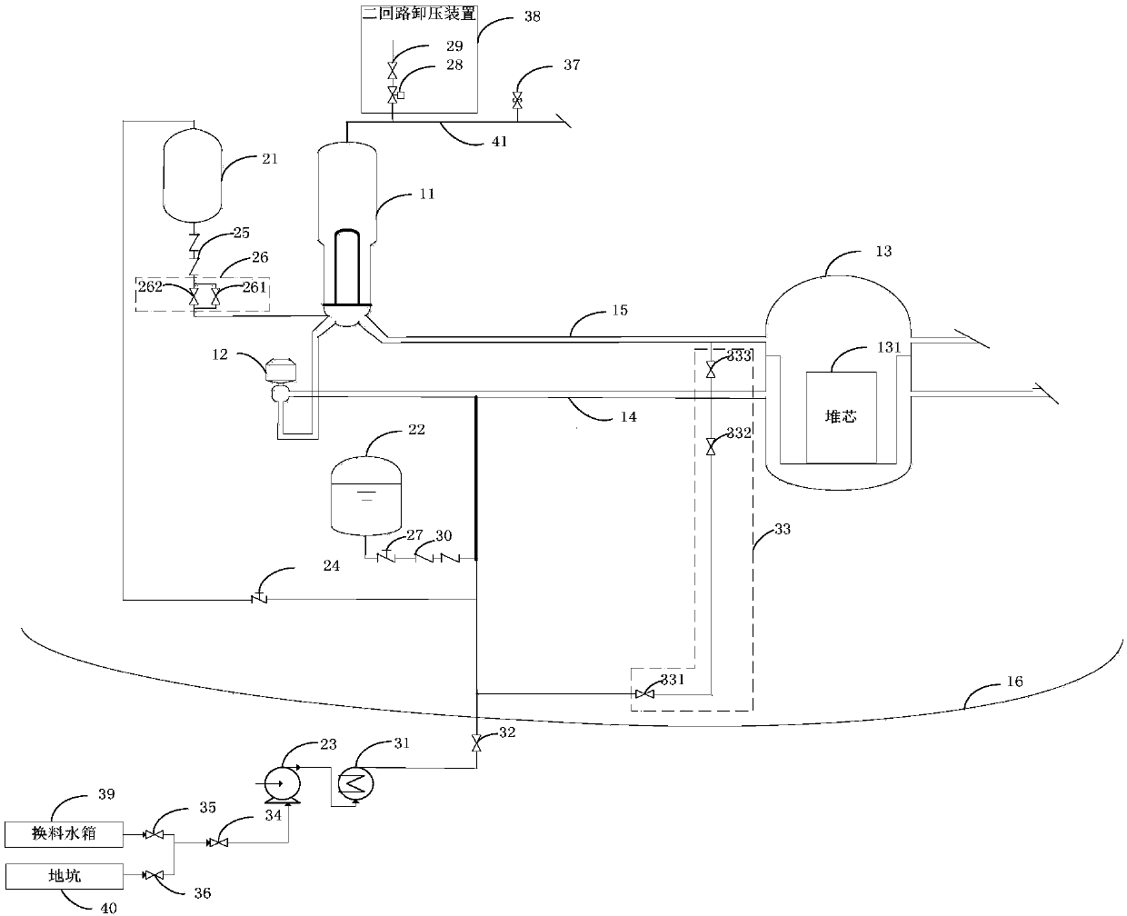 Safety injection system and nuclear power system