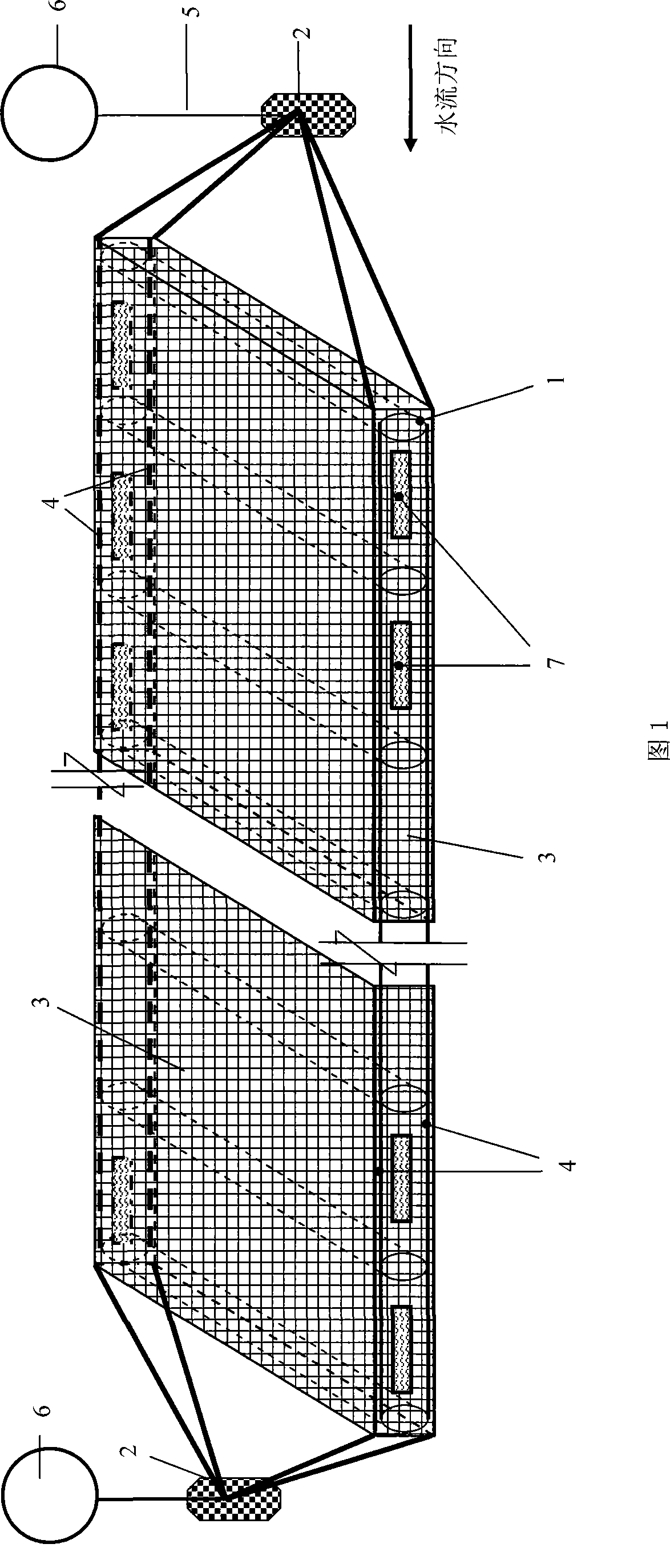 Bottom-seed sea water culture facilities suitable for sediment bottom sea area