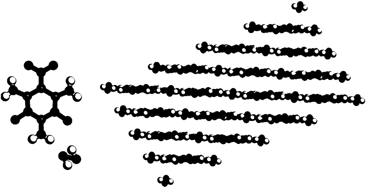 2,4,6-triamido-5-nitropyrimidine-1,3-dioxide and hydrogen peroxide self-assembled crystal and preparation method