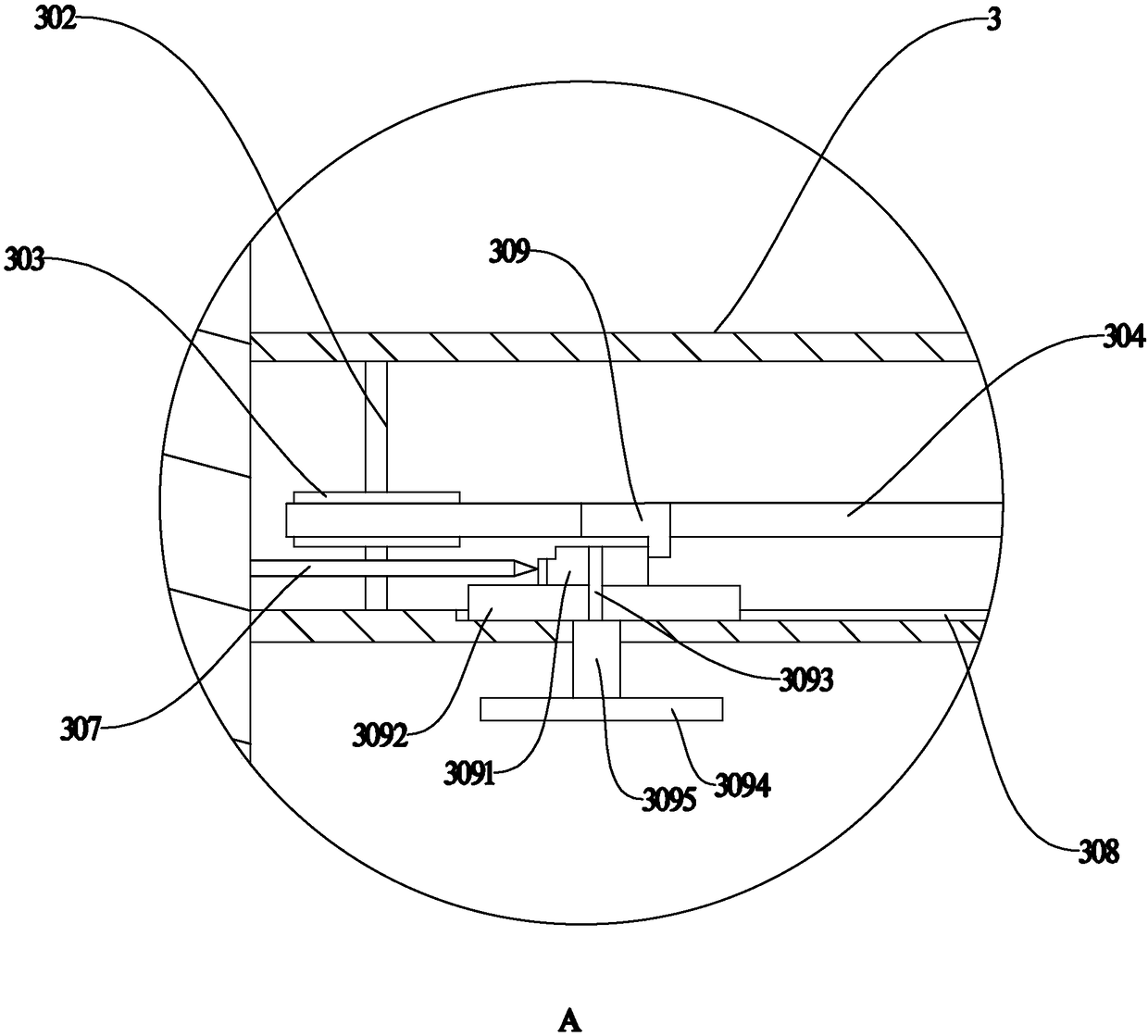 Stasis removal water treatment fixable apparatus