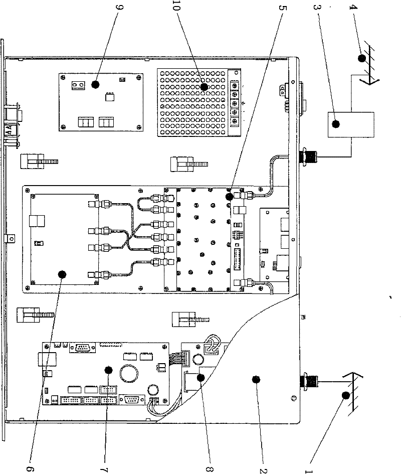 Frequency agility system for co-frequency forwarding of digital television