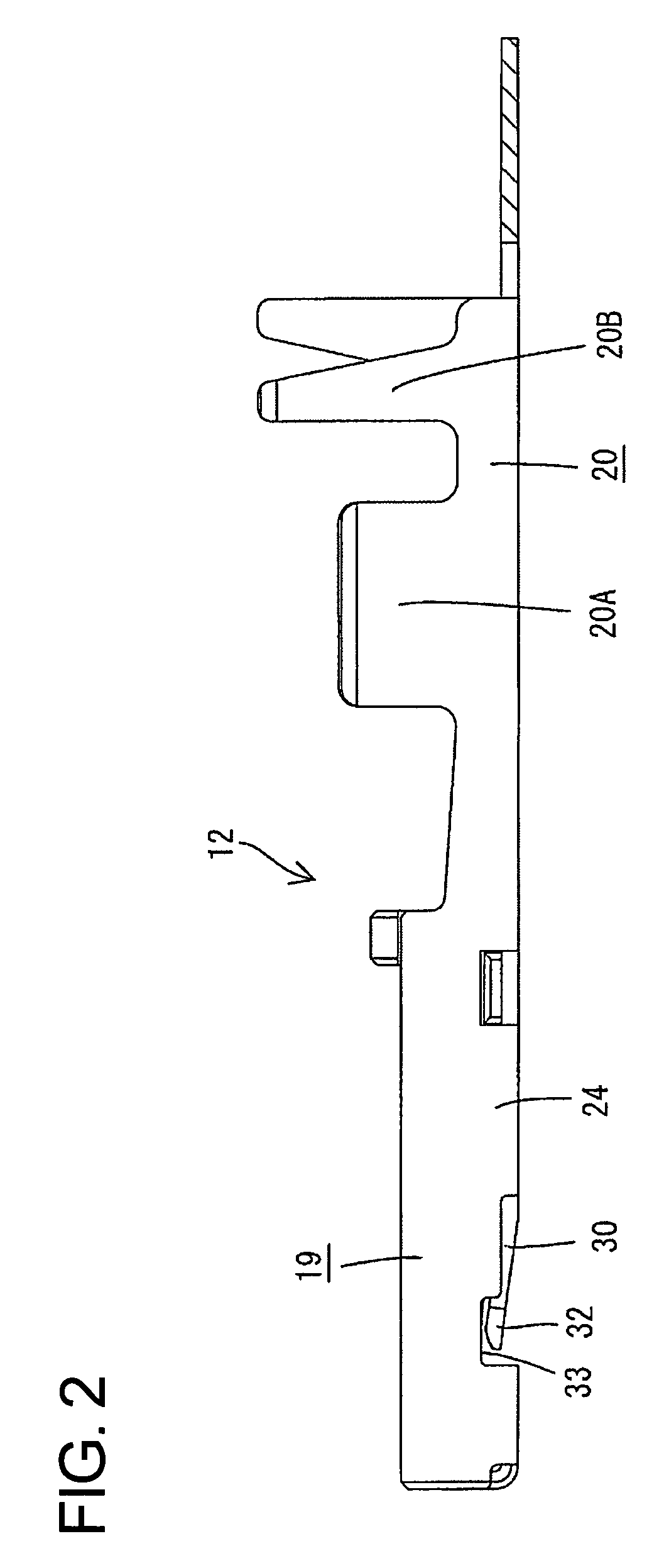 Terminal fitting and a connector using such a terminal fitting