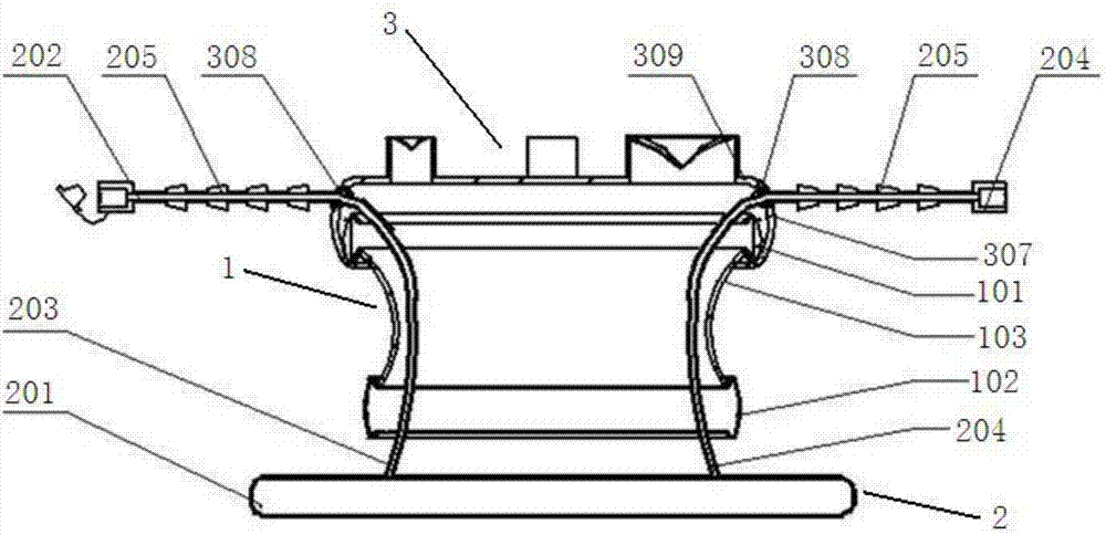 Single-hole transabdominal and stomach wall and stomach cavity passing operation device