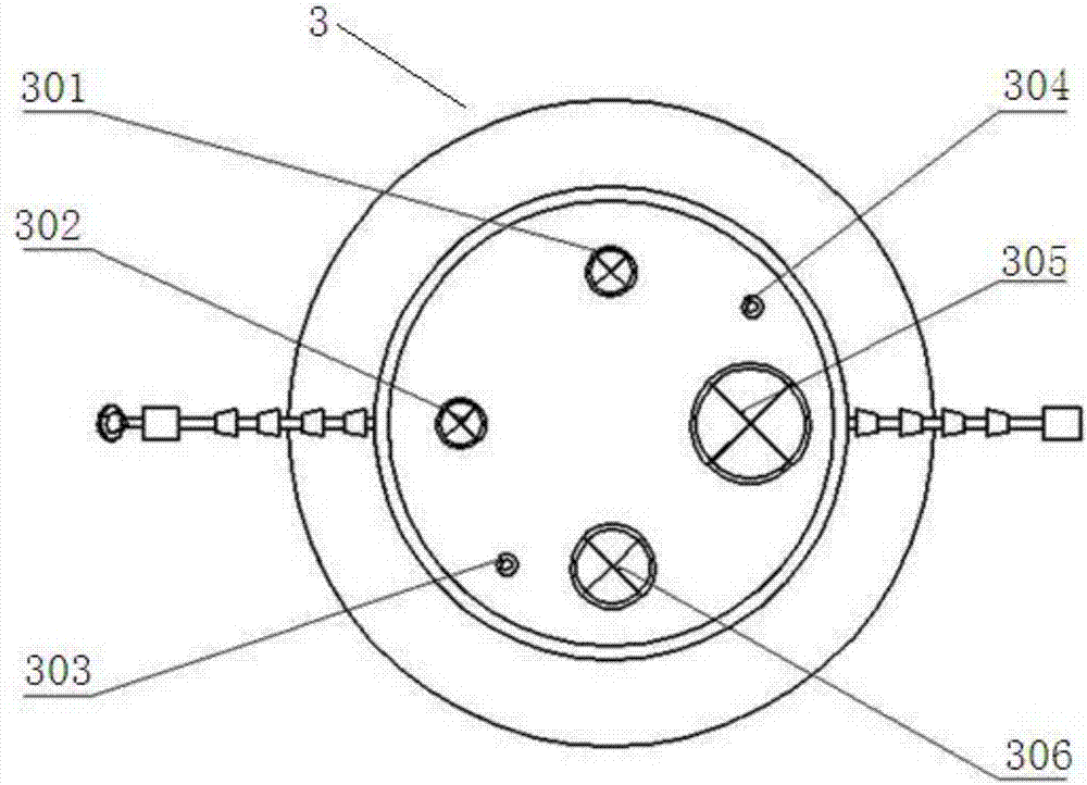 Single-hole transabdominal and stomach wall and stomach cavity passing operation device