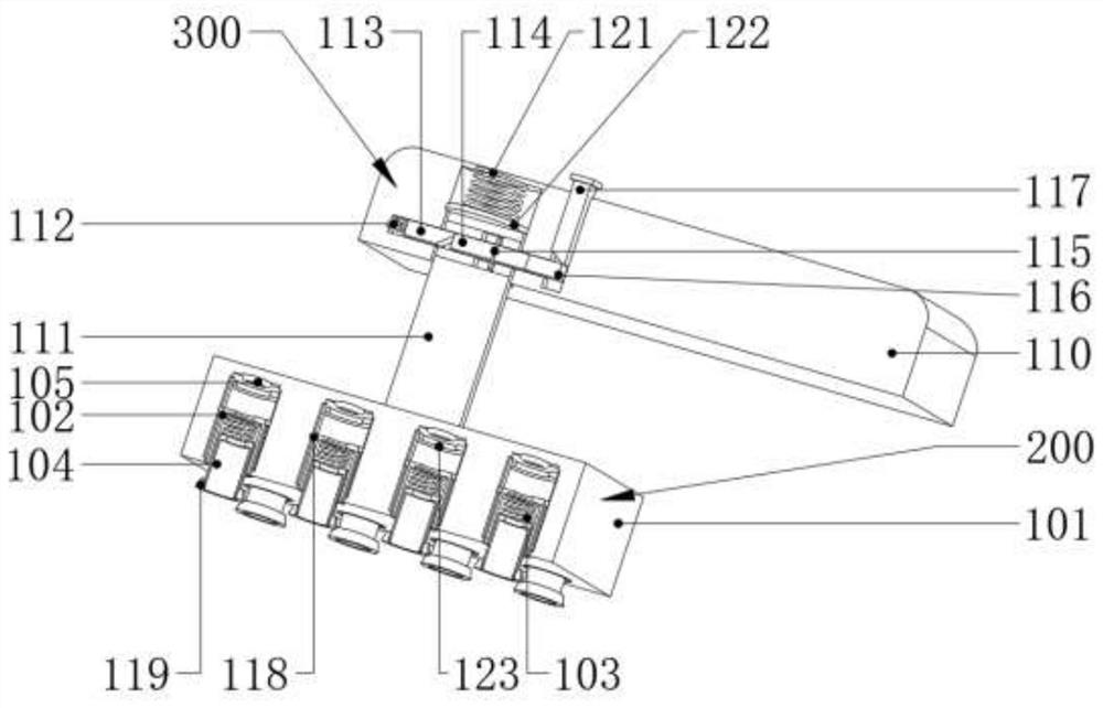 Plastic polymerization instrument with supporting mechanism and use method of plastic polymerization instrument