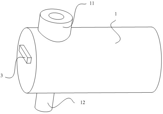 Water-gas mixing equipment with non-contact liquid level detection function