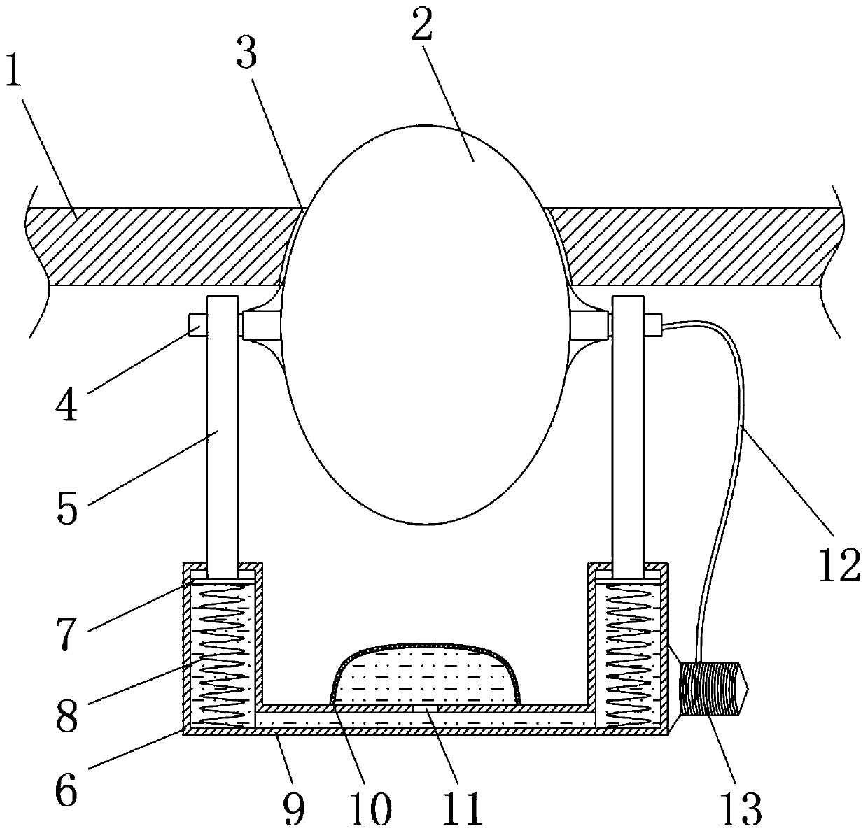 Universal coming-vehicle deceleration device