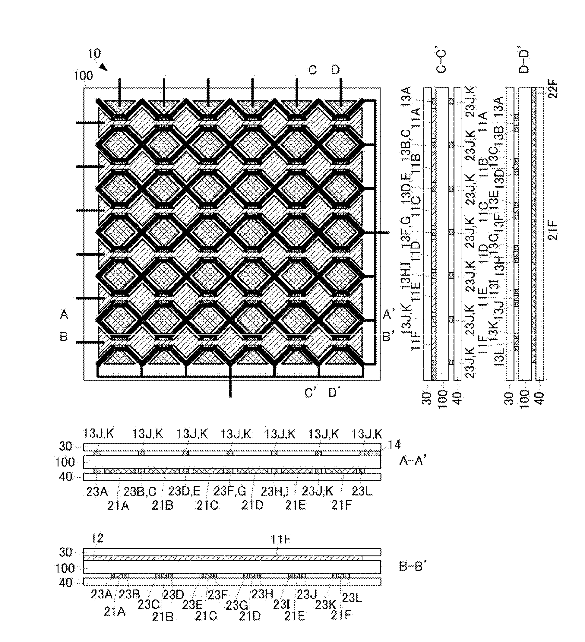 Touch Type Operation Input Device