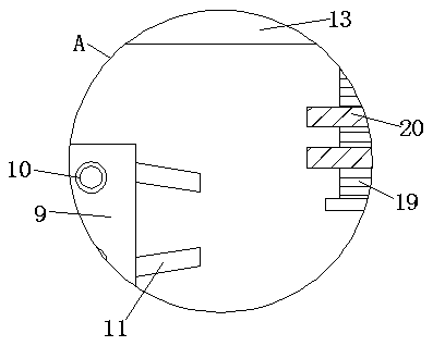 Sand blender with efficient mixing function for core sand