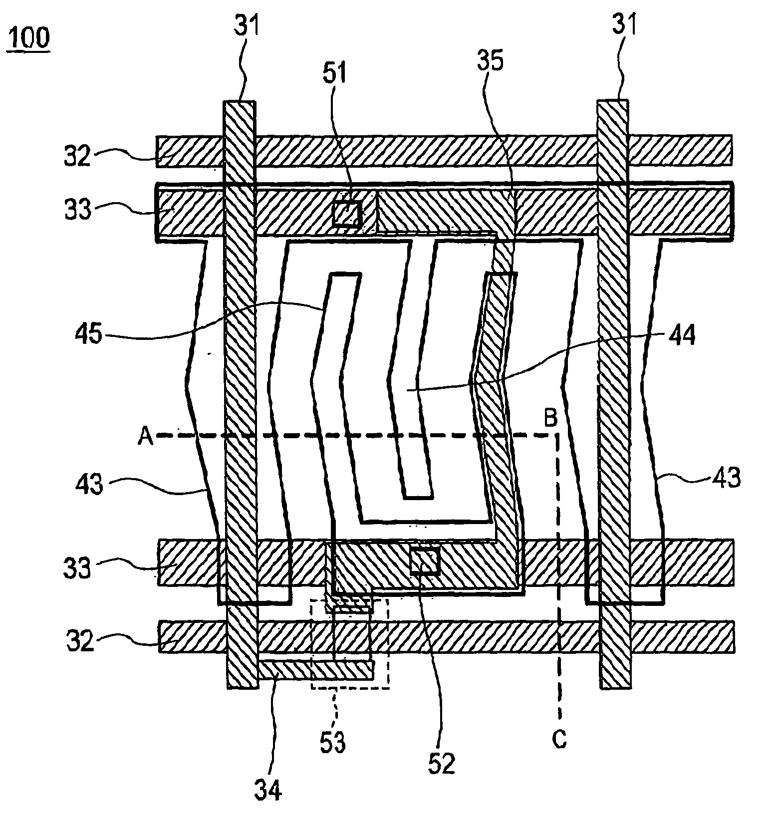 Liquid crystal display device having a higher constrast ratio