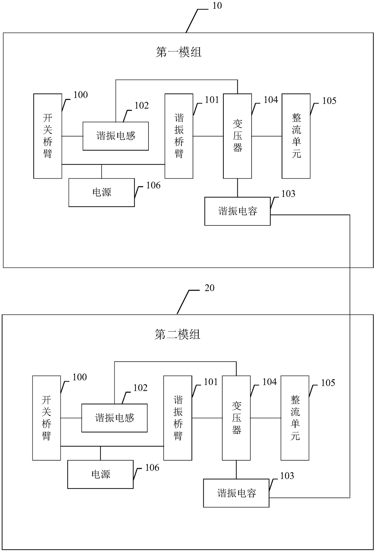 Full-bridge LLC circuit