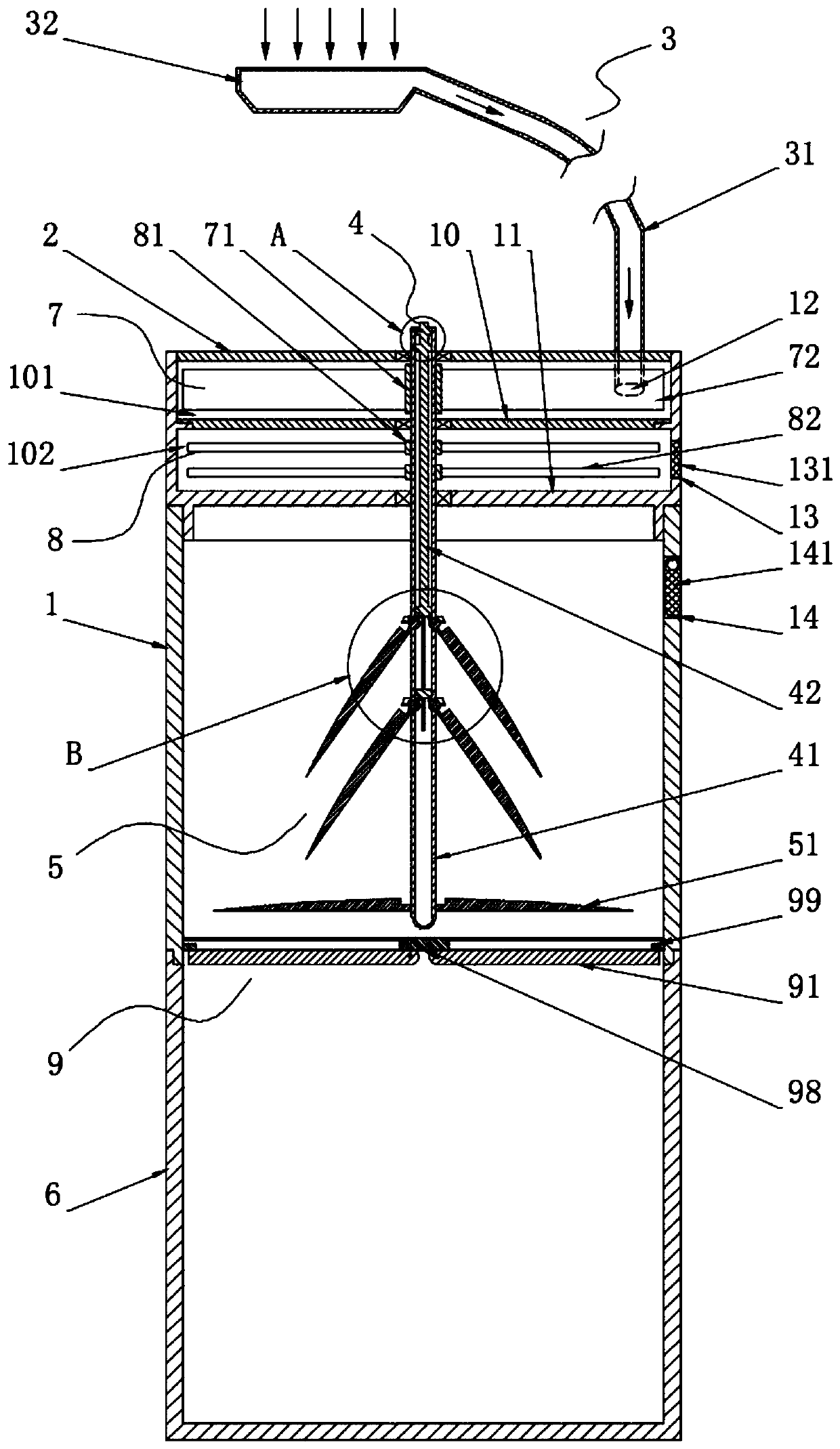 Vehicle-mounted garbage can