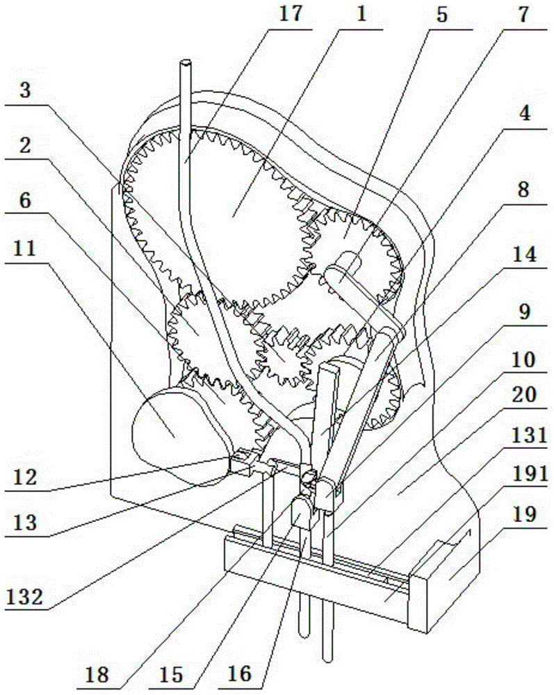 Drilling and sand filling device