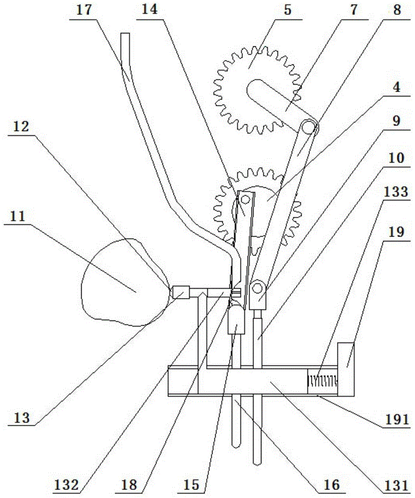 Drilling and sand filling device