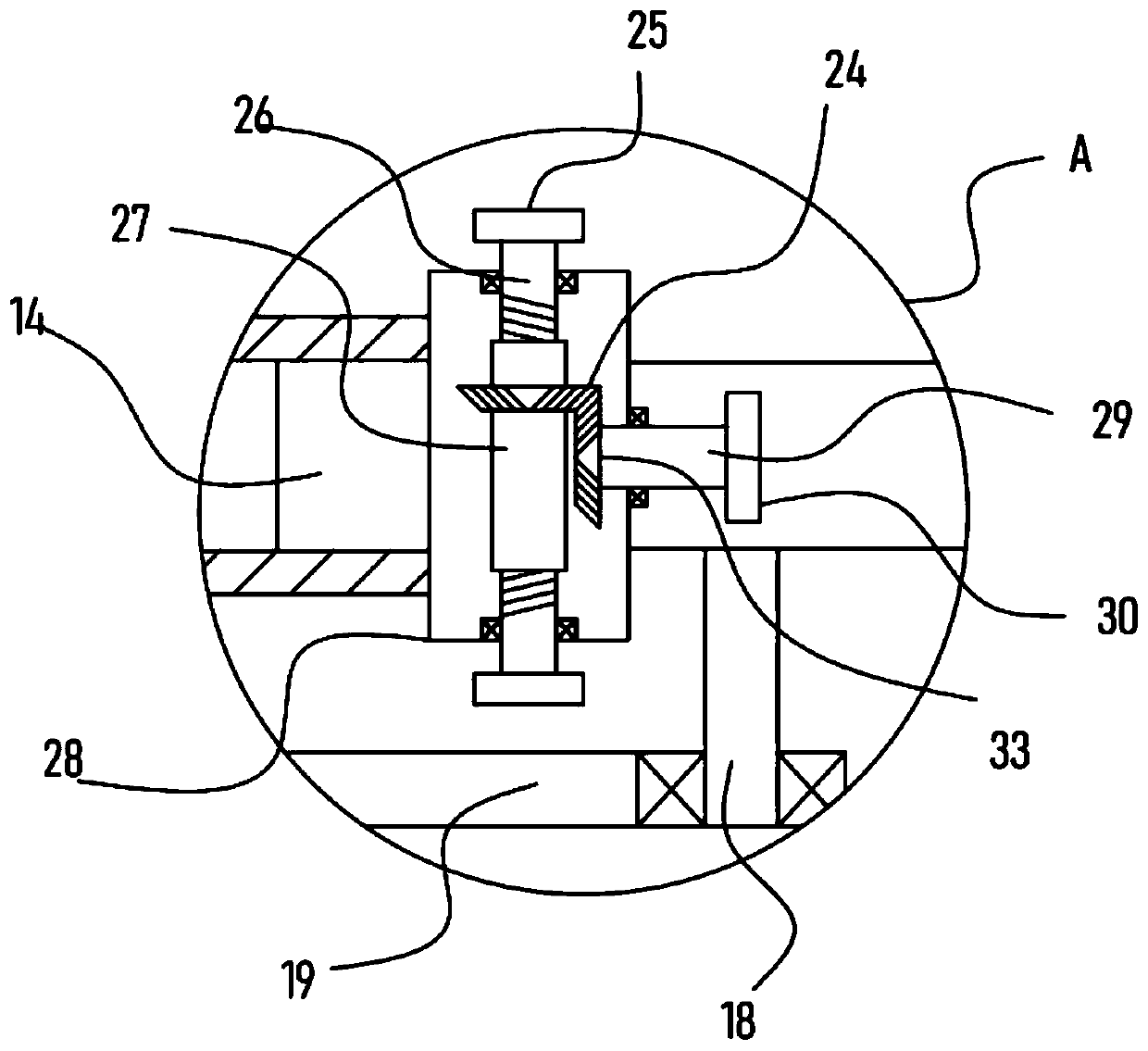 Glass tube heating and firing device for manufacturing high borosilicate glass container