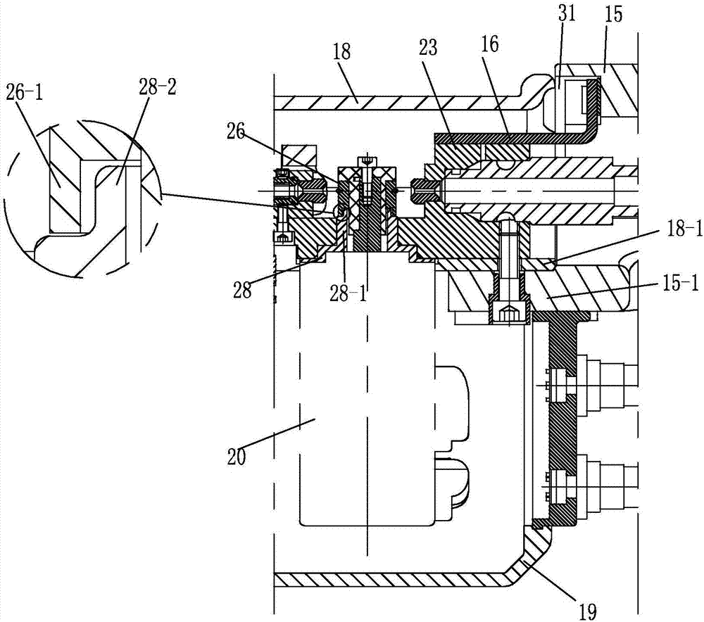 Servo wire feeding device for automatic welding robot