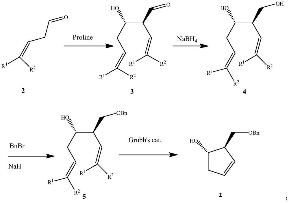 A kind of preparation method of pharmaceutical intermediate optically pure cyclopentenol