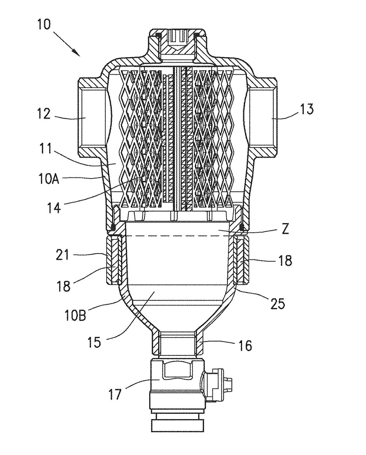 Magnetic particle separator for thermal systems