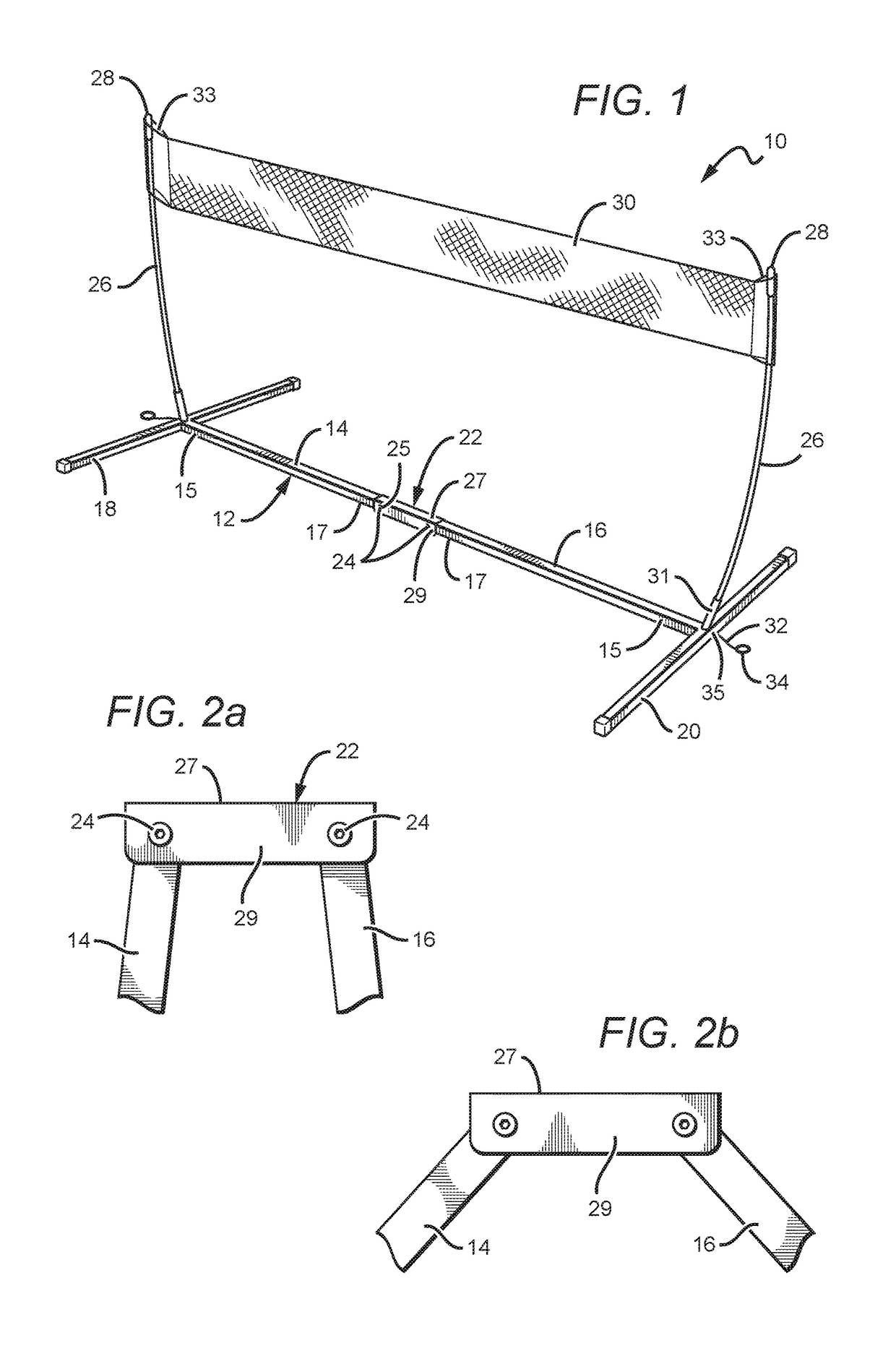 Net structure with a slide hinge apparatus