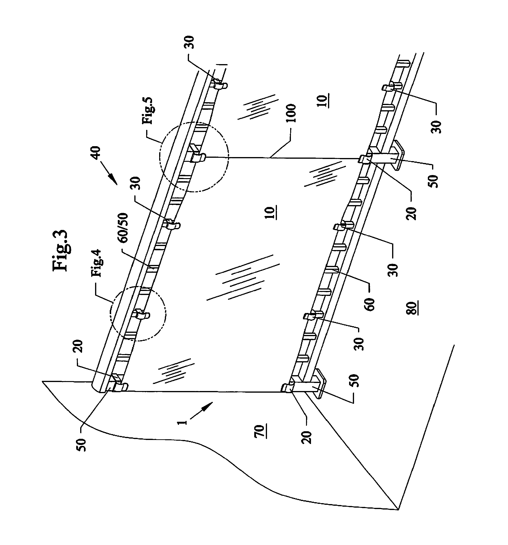 Magnetic panels and locking clips