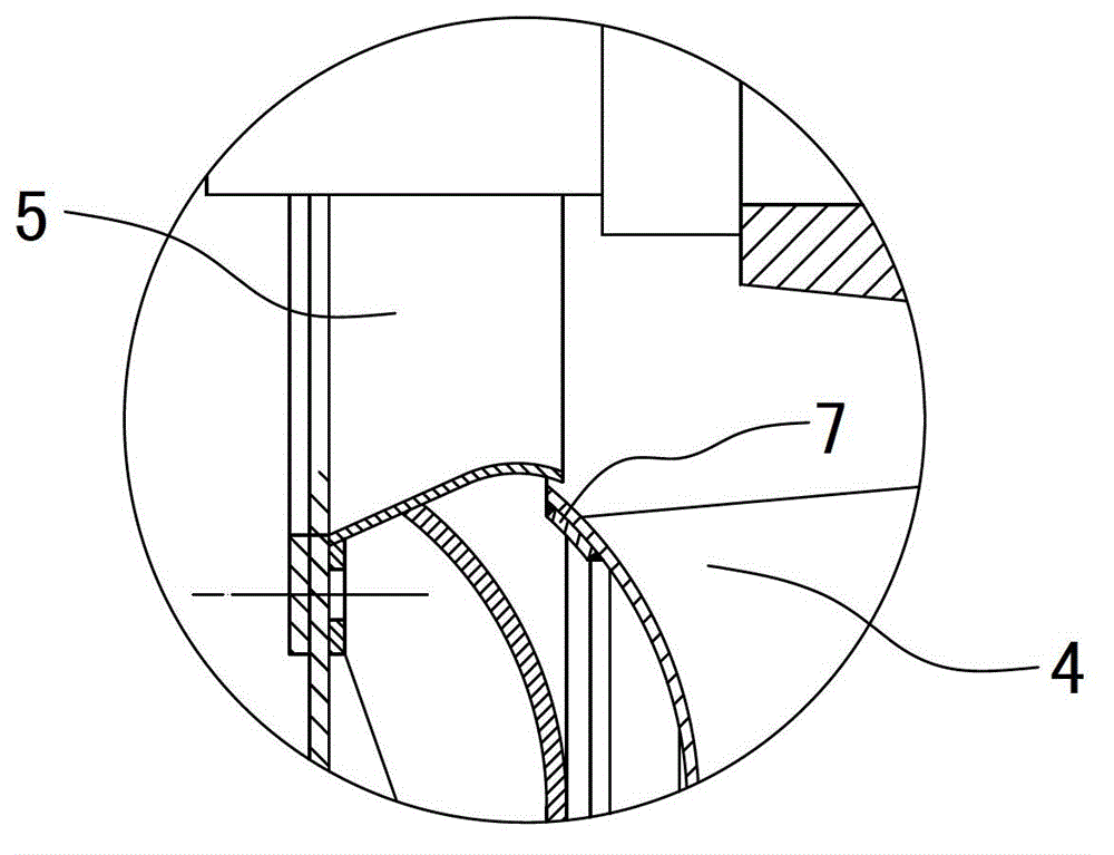 Double intake high-pressure large flow rate cement kiln centrifugal fan