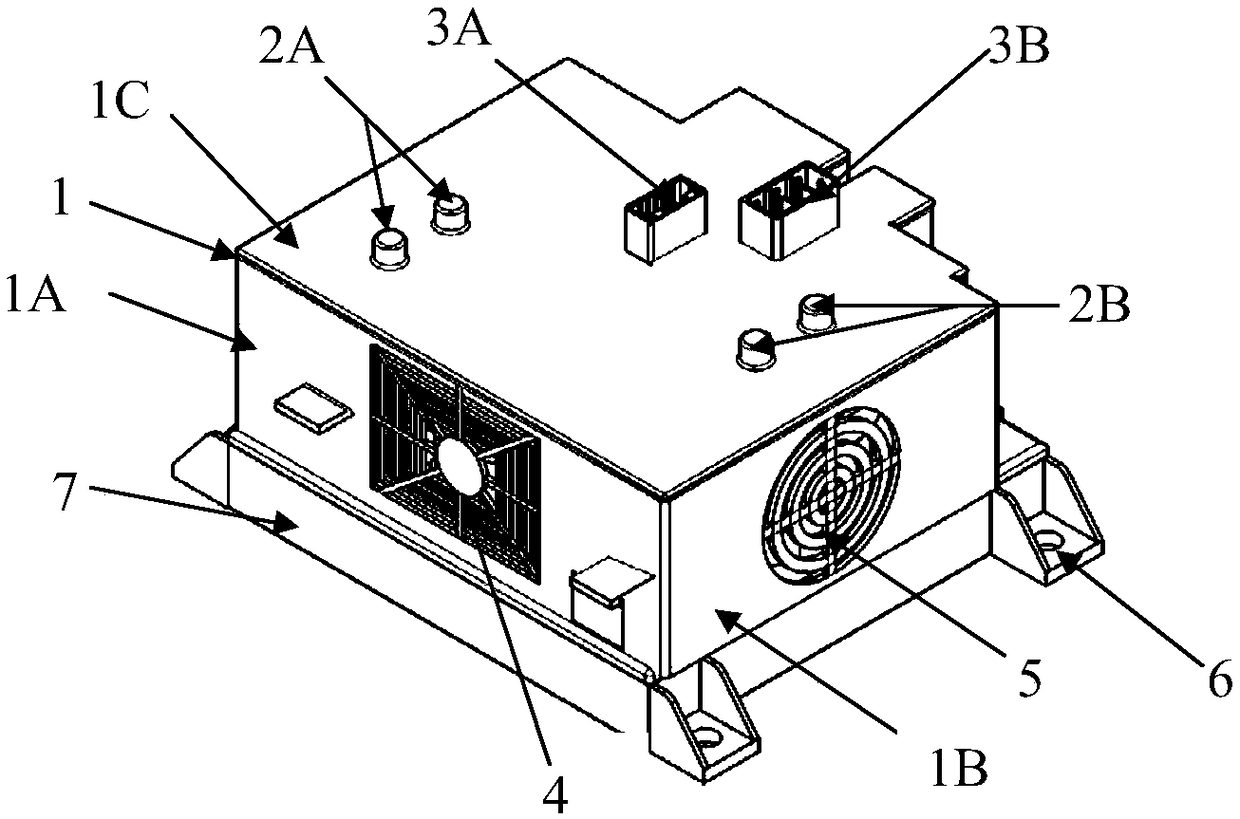 A high voltage distribution box