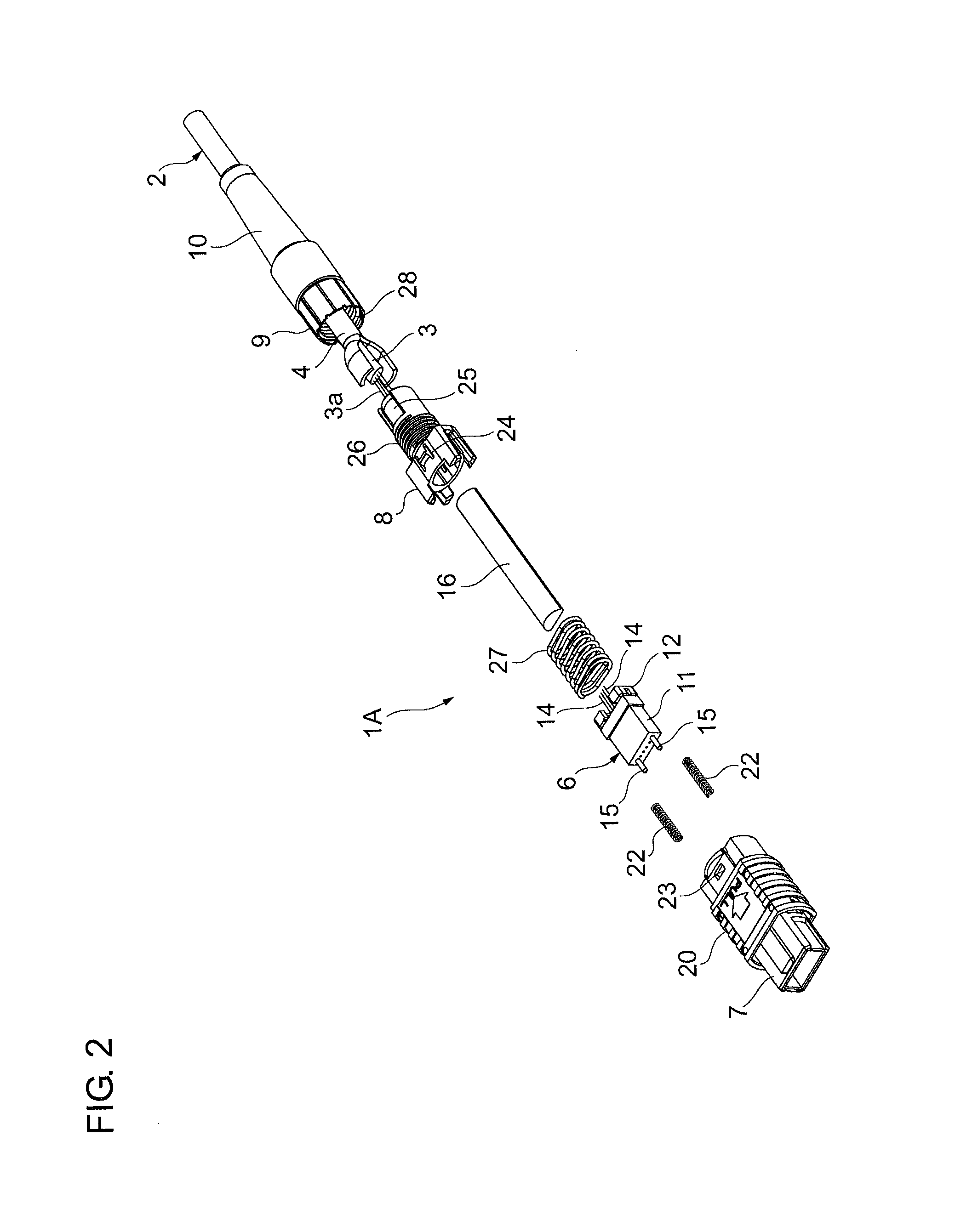 Optical connector and method for assembling same