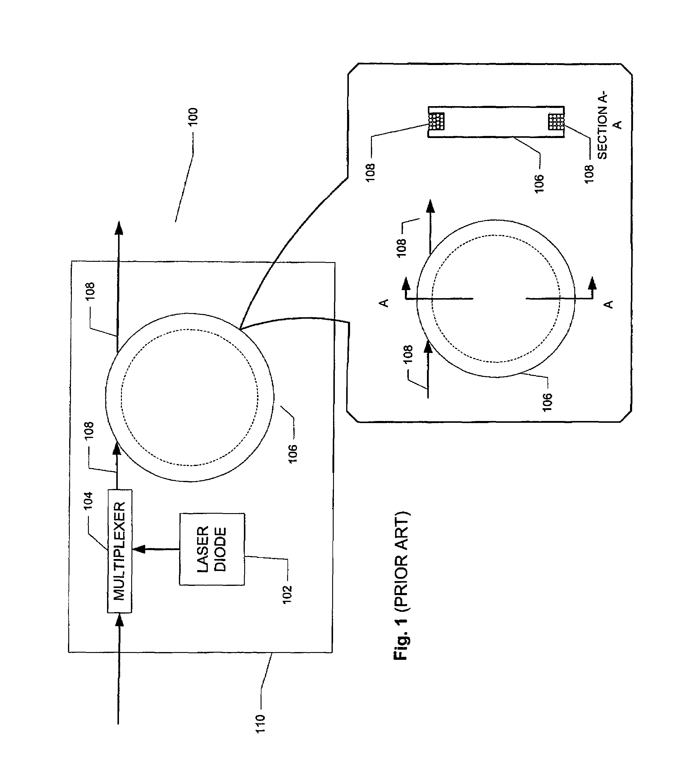 Temperature-controlled flexible optical circuit for use in an erbium-doped fiber amplifier and method for fabricating the flexible optical circuit