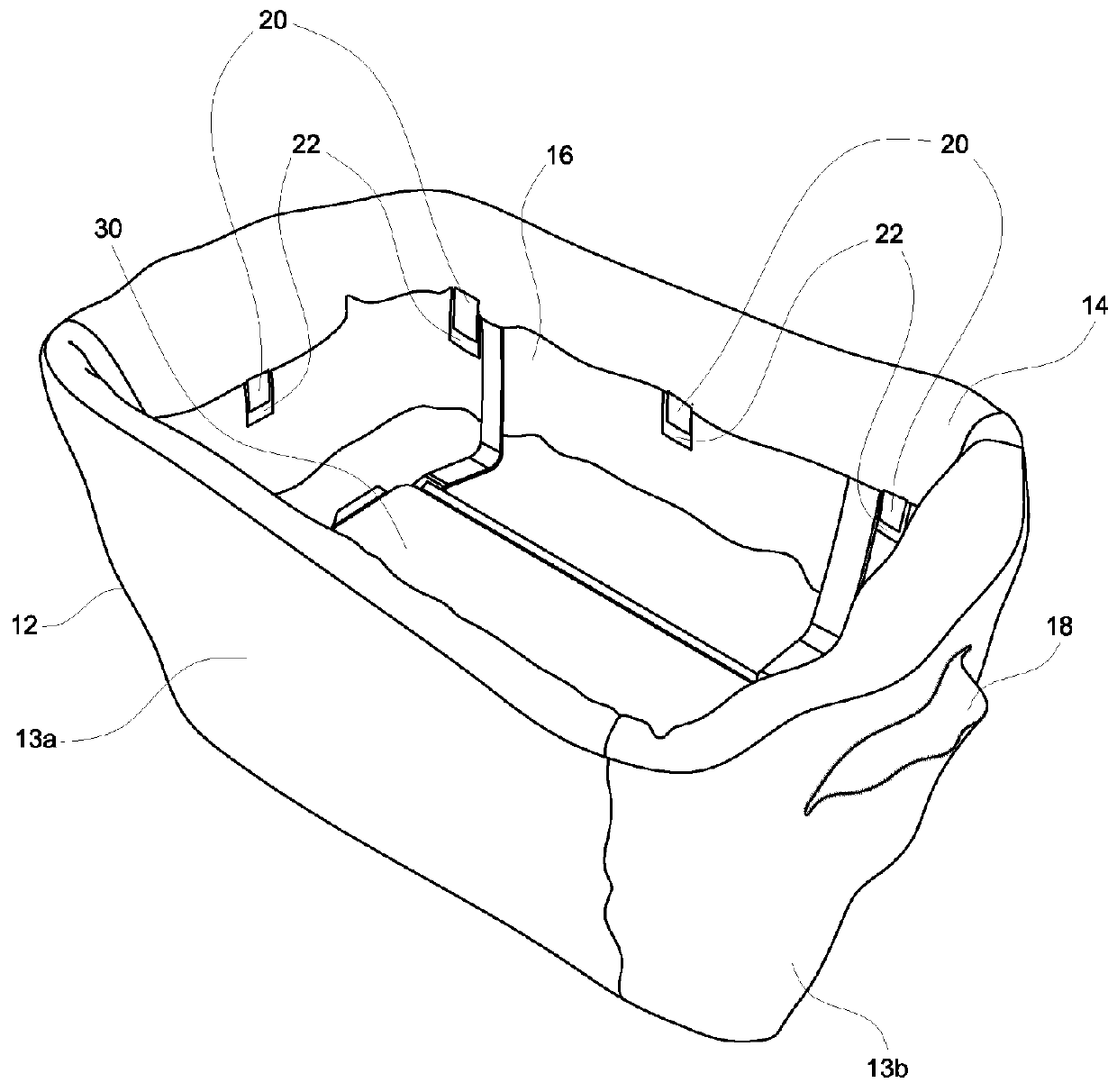 Insulated skirt for chafing dish