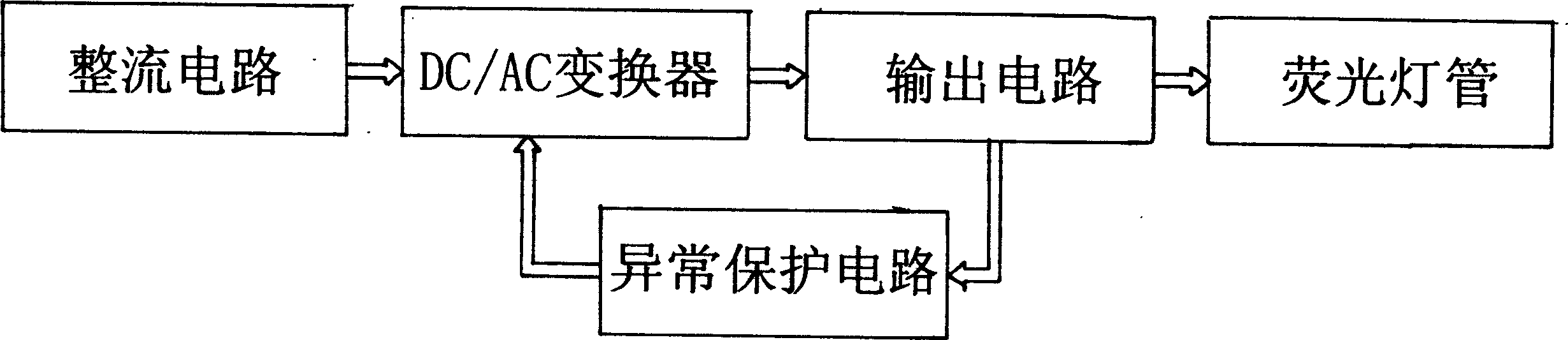 Positive feedback abnormal protection circuit