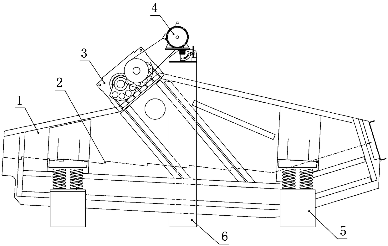 High frequency vibrating screen