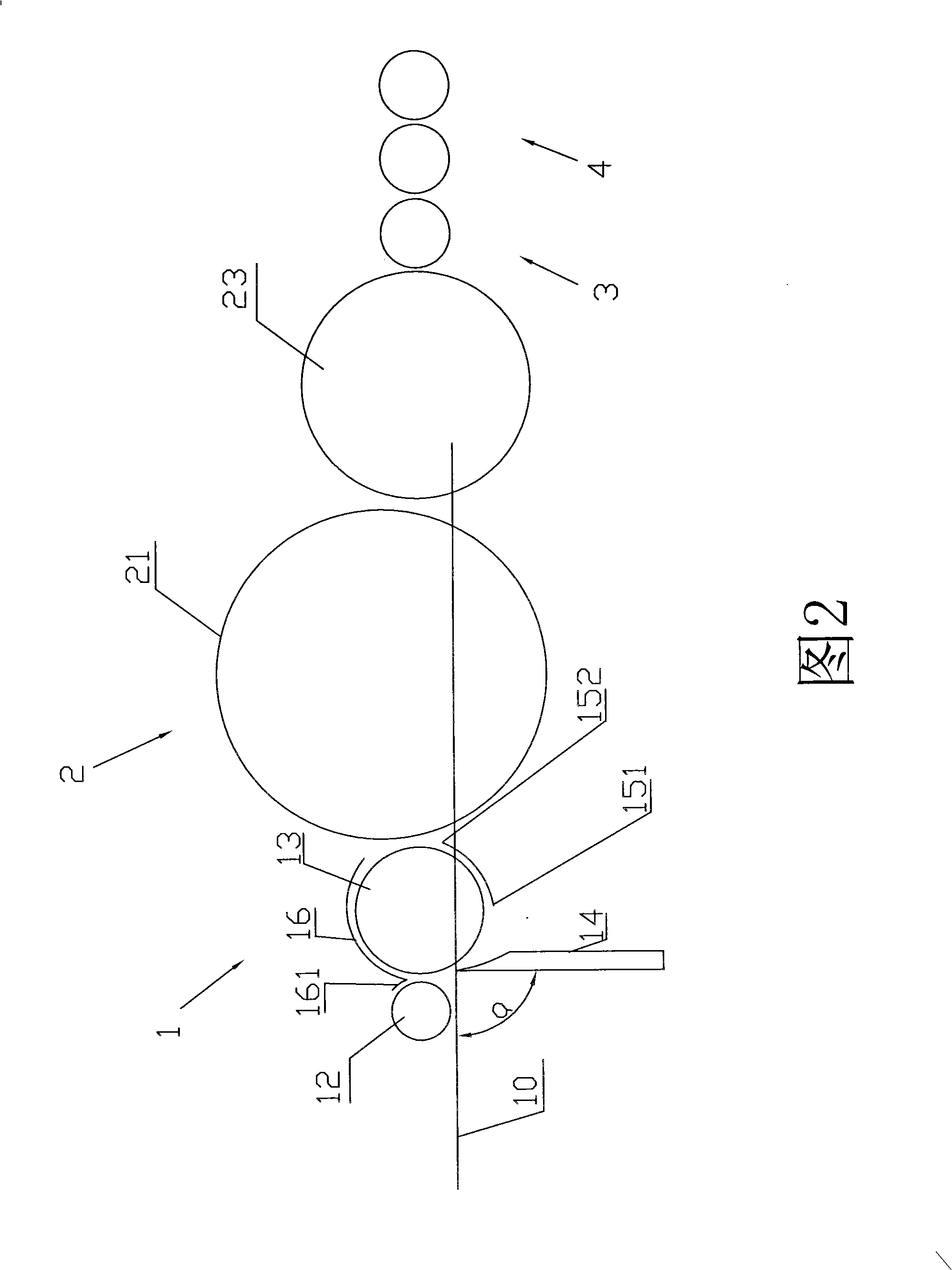 Jhouta blended spinning method and blended yarn spun by the method