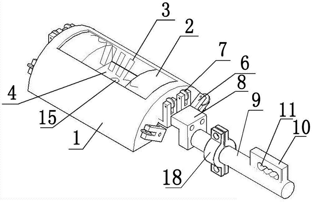 Transverse wave mode electromagnetic ultrasonic spiral guided wave transducer for detecting interior of pipeline