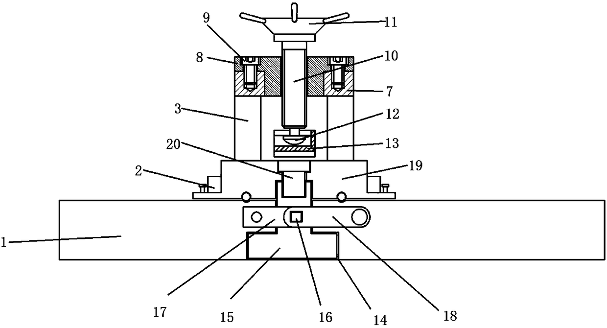 Fixing device for fusion welding of plastic products and fixing method of fixing device