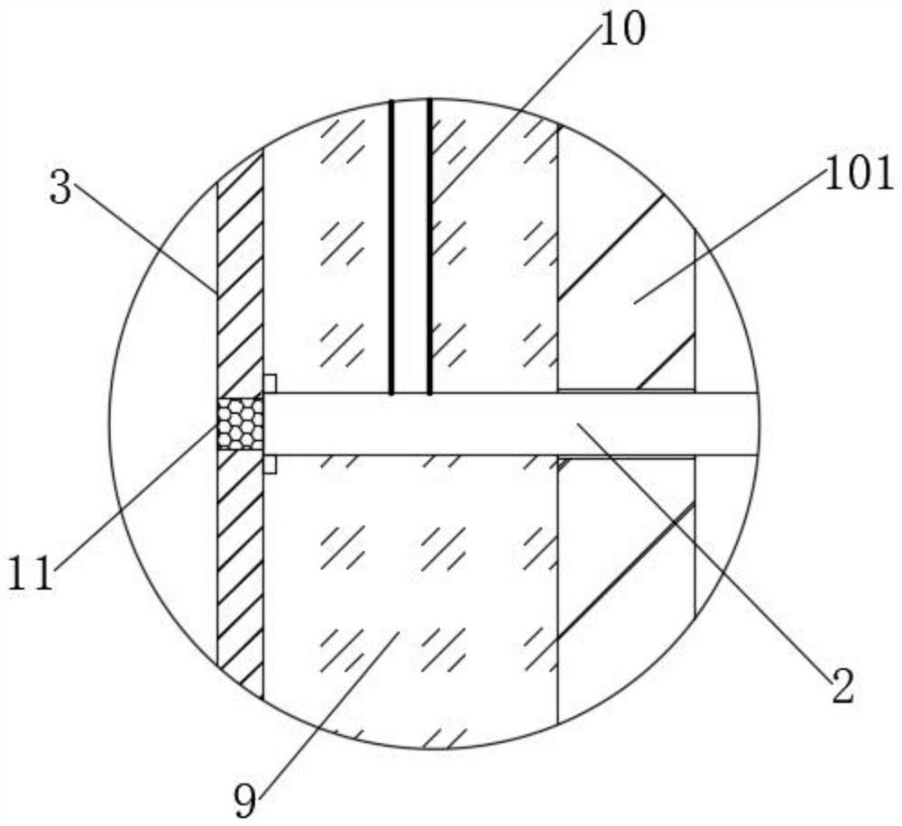 Meat product fresh-keeping rod and use method thereof