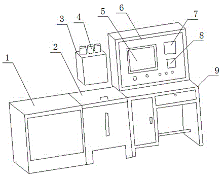 Phase-change temperature-adjusting construction material detector and detection method thereof