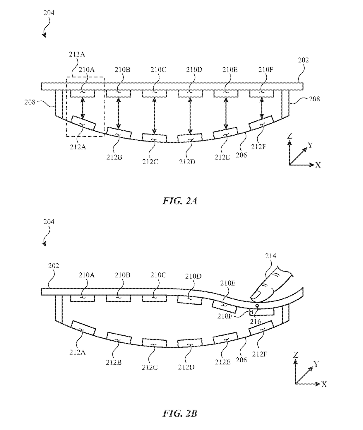 Force sensor-based motion or orientation determination in a device