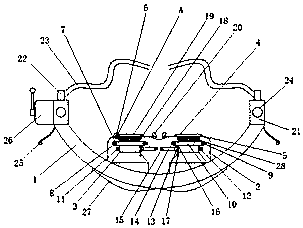 Sports wearable intelligent eye protection device